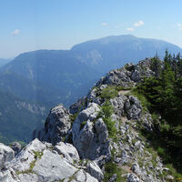 am Gipfel Blick nach Nordost