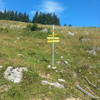 Wegweiser bei Vierhütten