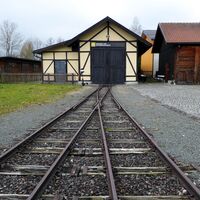 Erinnerung an die Zeit der Ischlerbahn (1893 - 1957) im sehenswerten Verkehrsmuseum in Mondsee.