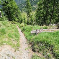 Abfahrt zu den Meriggio-Hütten
