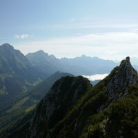 Blick vom Pyhrgas bis zum Hexenturm
