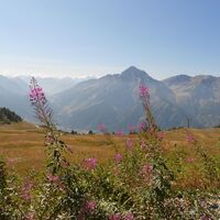 Panorama von Chaberton vom Monte Fraiteve