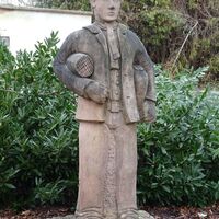 Statue des Bergmanns nach der Schicht