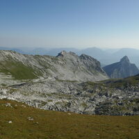Blick zur St. Gallener Spitze