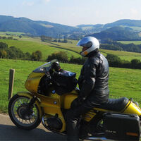 Goldtour mit dem Motorrad