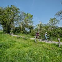 Radweg in der Nähe von Seffent