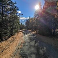 Strada Valle Stretta Herbst