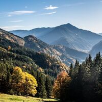 Aussicht von der Hütte