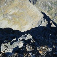 Einstieg in die Westwand