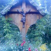 Kreuz entlang des Weges