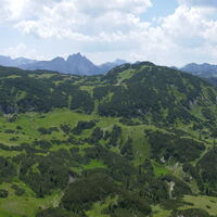 Panorama am Weg zum Wasserboden