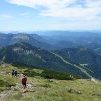 Abstieg zum Hüttenkogel