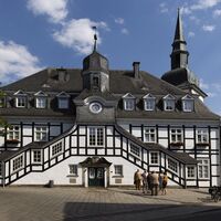 Wunderschöne Architektur auf dem Europaradweg R1