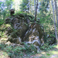 Felsformation im Murgtal
