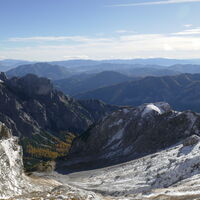 Blick ins herbstliche Trawiestal