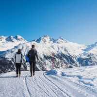 Winterwandern auf Corviglia