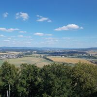 Blick von der Krayenburg nach Bad Salzungen