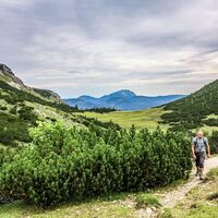 Blick zurück mit dem Fadenkamp