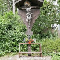 das Holzkreuz von Bildhauer Arthur Rauch