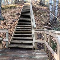 Fitness-Treppen am Tenhola Burgberg