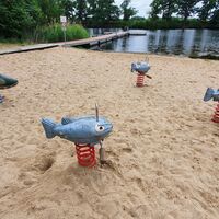 Spielplatz an der Badestelle in Kamern