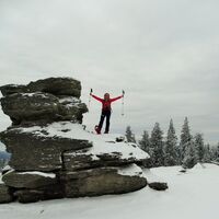 Teufelstein im Winter_Fischbach_Oststeiermark