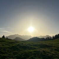 Aussicht Gössigenhöchi Richtung Säntis