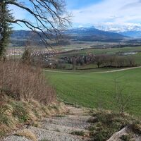 Aussicht Rohrholz - Belpberg-Chutzen Wanderung
