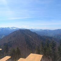 Panorama von der Hütte
