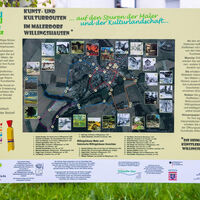 Kunst und Kulturrouten Infotafel