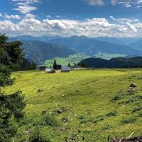 Blick ins Tal, unser heutiges Ziel