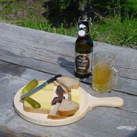 Essen auf den Alpen Schrina und Tschingla