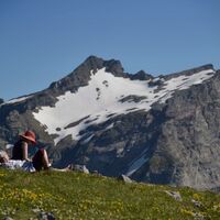 Rast auf dem Fürstin-Gina-Weg