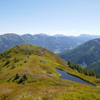 der Ausblick zum Gipfel lädt zum Genießen ein