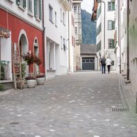 Die Altstadt von Ilanz lädt zu einem Spaziergang ein