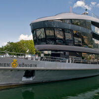 Die Sonnenkönigin im Hafen von Bregenz