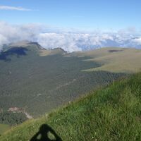 Ausserraschötzspitze in Wolke