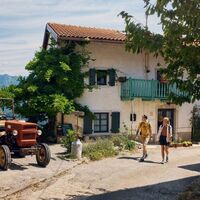 Das malerische Dorf Pedrovo.