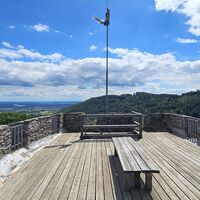 Aussichtsplattform am Turm