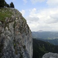 Abstieg von der Roten Wand