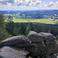 Aussicht vom Hochbuchetfelsen