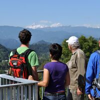 Radovljica - Blick auf den Triglav