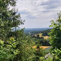 Ausblick von Hart, Apfelland in der Oststeiermark