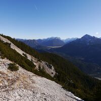 Schotterhang an der Gaichtspitze