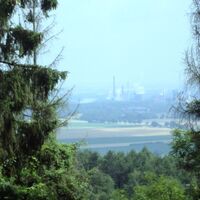 Salzgitter Höhenzug, Wanderwege 21 und 22 Ausblick vom Kammweg