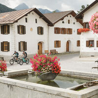 Start der ersten Etappe der Nationalpark Bike-Tour