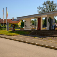 Infostand von Alt-Nagelberg und Ausgangspunkt des Weges Nr. 43 (blau) Rund um Alt-Nagelberg