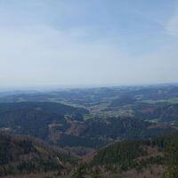 Ausblick auf der Burgsteinmauer