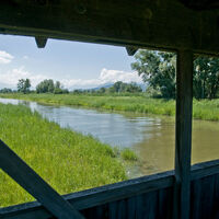 Ein Seitenarm des Rheins