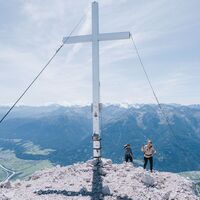 Gipfelkreuz am Westgipfel der Hohen Munde